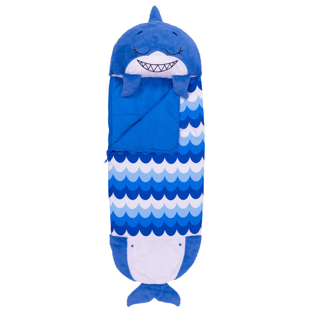 Happy Nappers: Pillow & Sleepy Sack: Medium - Blue Shark, Kids 3+