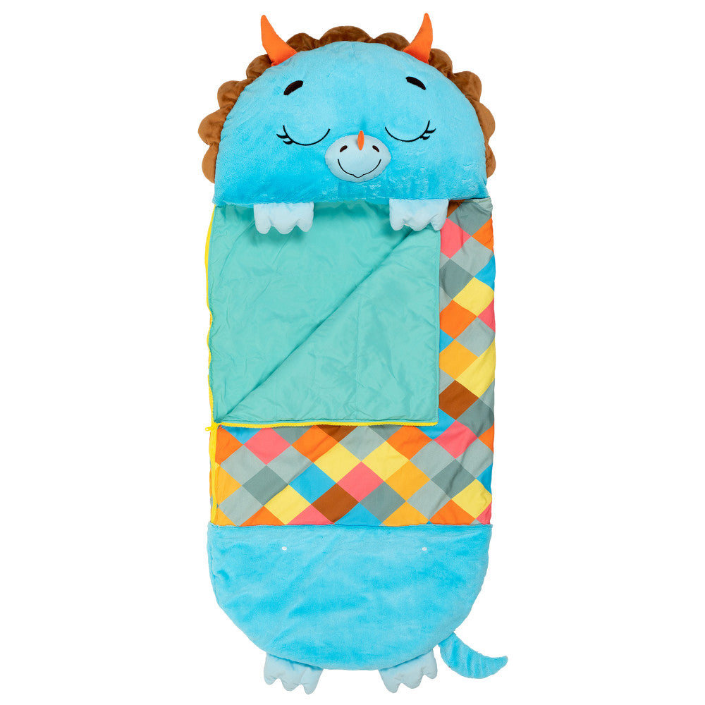 Happy Nappers: Pillow & Sleepy Sack: Medium - Triceratops Timmy, Kids 3+