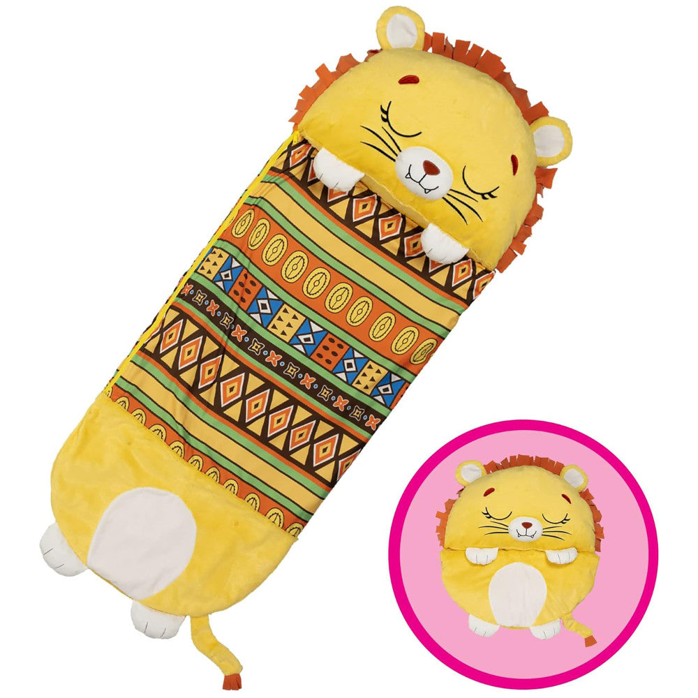 Happy Nappers: Pillow & Sleepy Sack: Medium - Lion Lex, Kids 3+