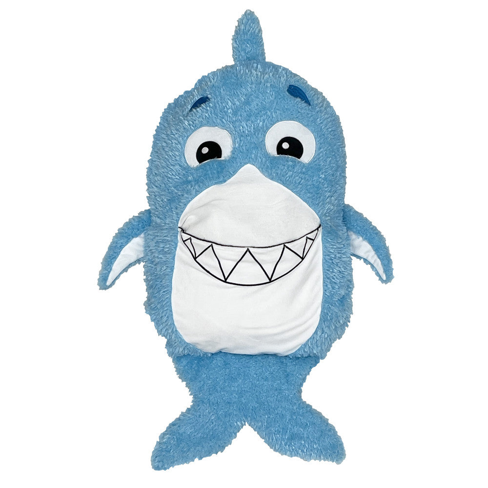 Shamzees: Shark - Blue - Plush Pillow Cover, Soft Huggable Animal Character