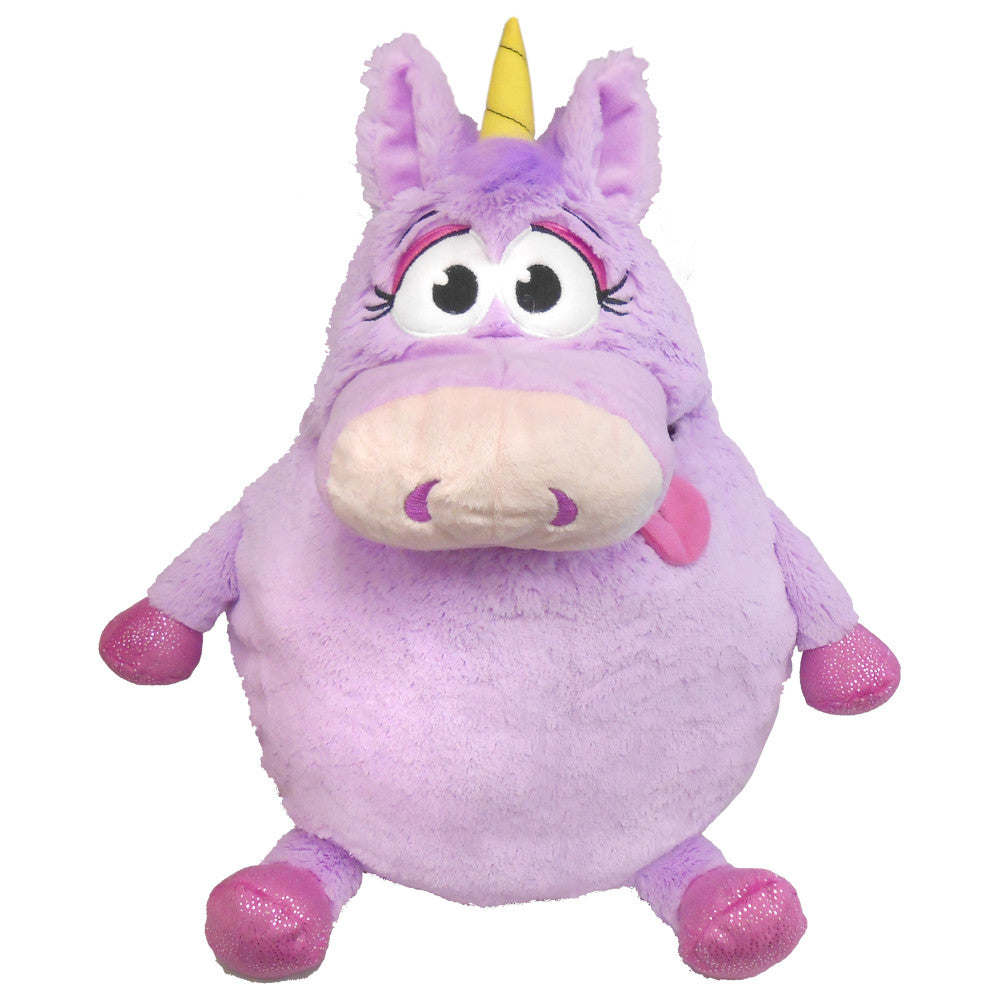 Tummy Stuffers: Unicorn - Purple - Storage Plush, Holds Items-Blankets-Toys Inside