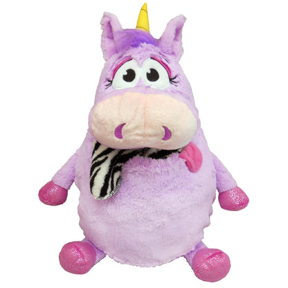 Tummy Stuffers: Unicorn - Purple - Storage Plush, Holds Items-Blankets-Toys Inside