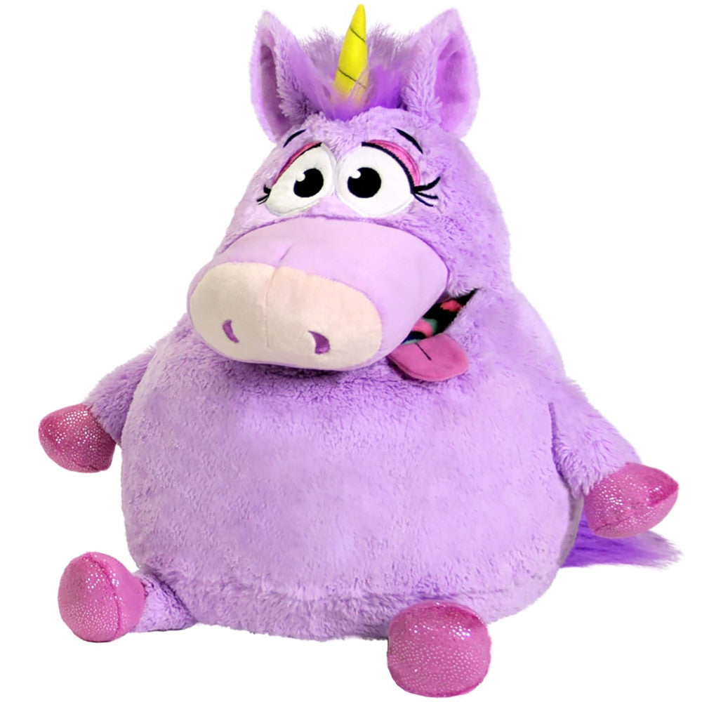 Tummy Stuffers: Unicorn - Purple - Storage Plush, Holds Items-Blankets-Toys Inside