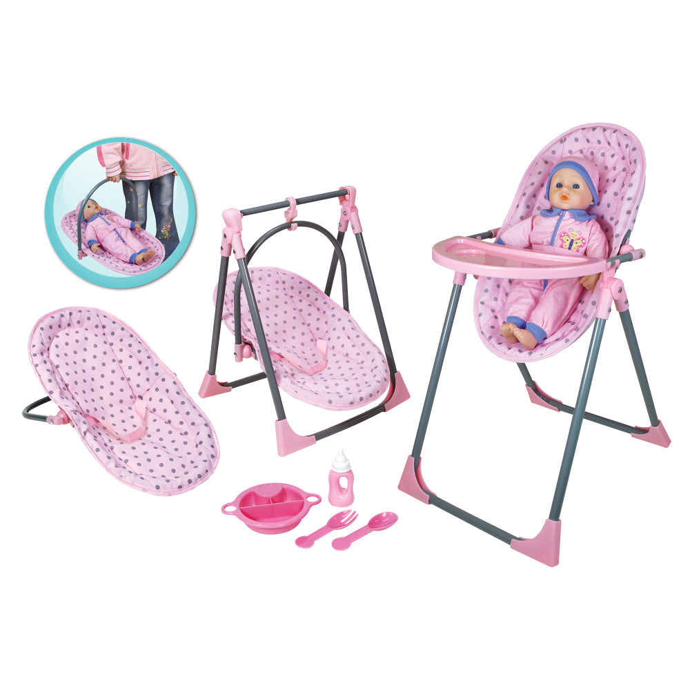 Lissi Doll Transformable 4-in-1 Highchair and Playset