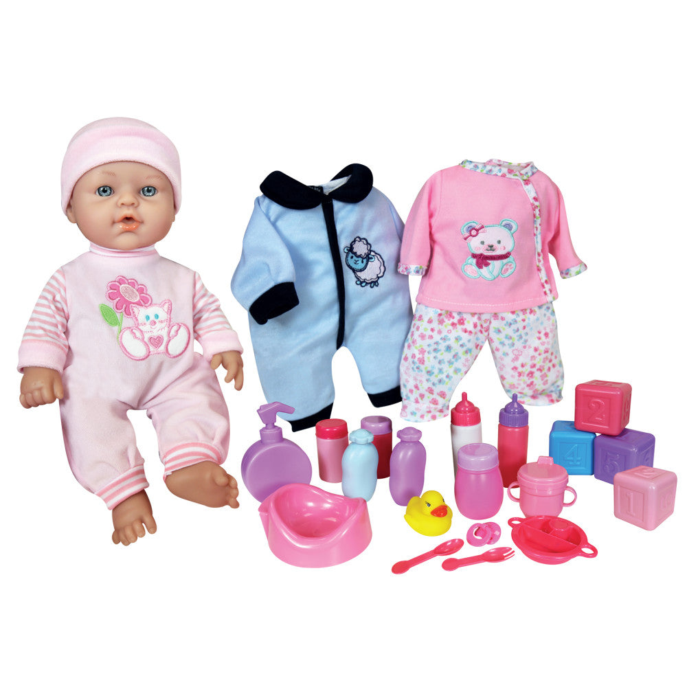 Lissi 12" Interactive Baby Doll with Multiple Accessories and Outfits