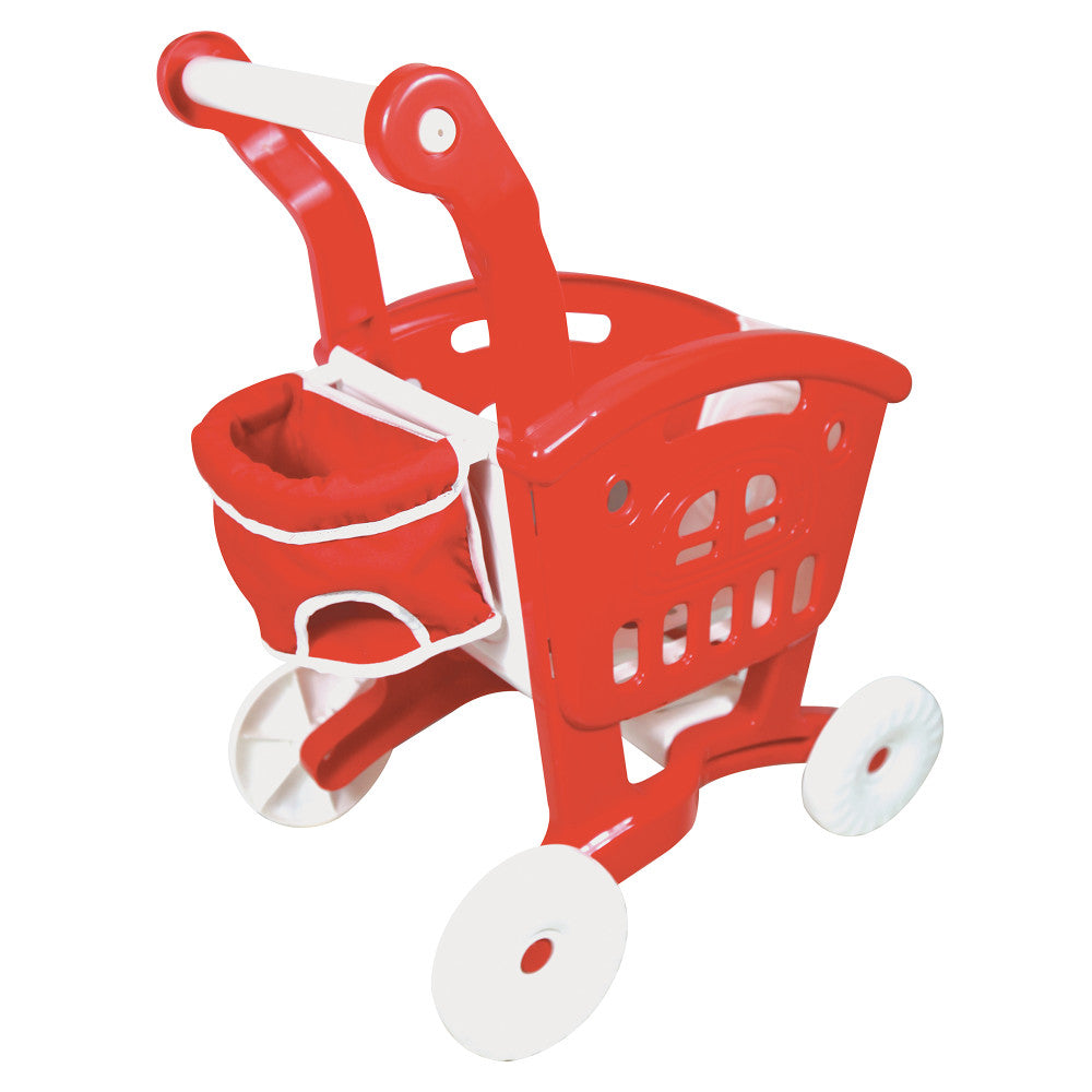 Lissi Doll Shopping Cart with Food Accessories Playset for Kids Ages 2+