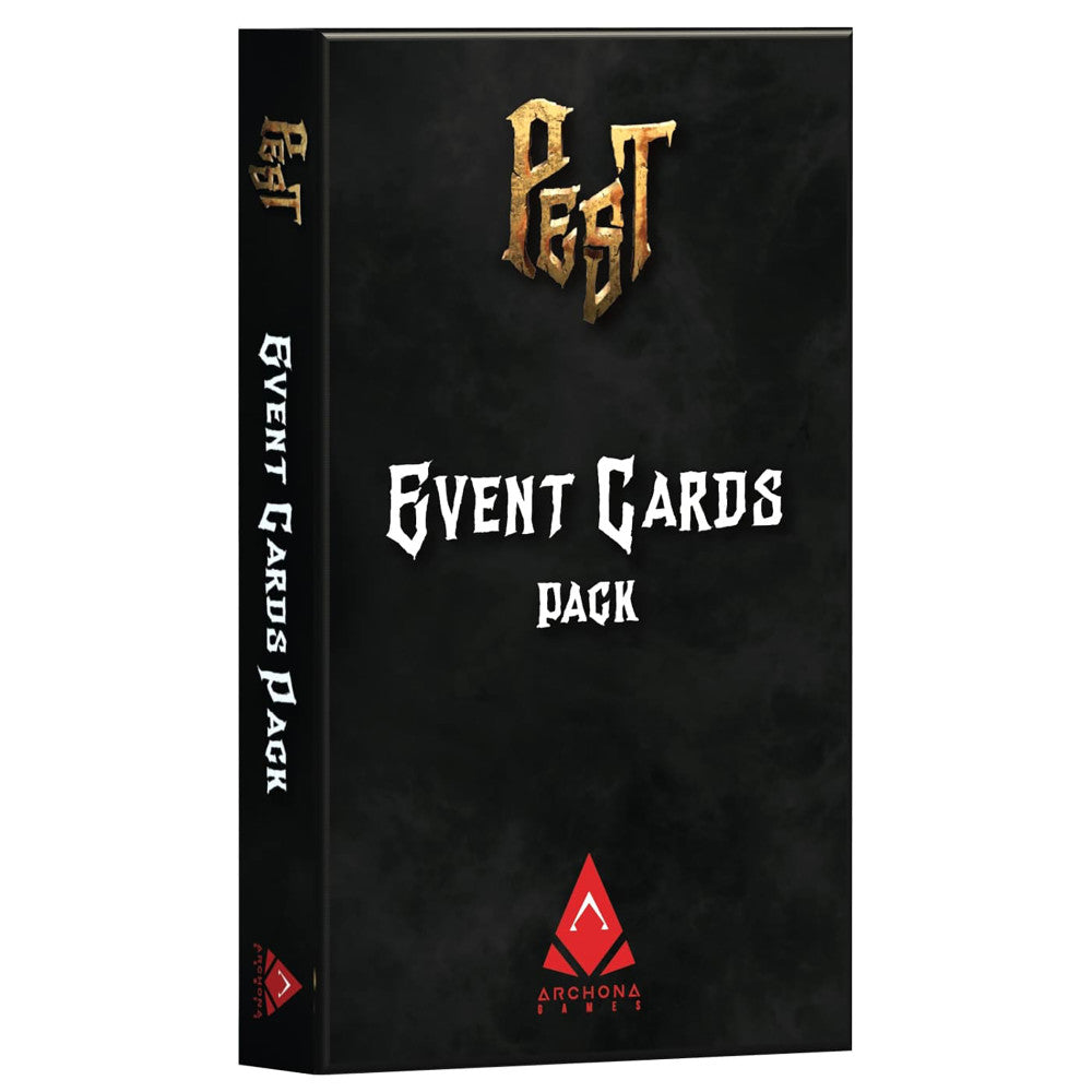 Archona Games: Pest: Event Cards Pack - Mini-Expansion, 12 Cards & 30 Tokens, Board Game Accessory