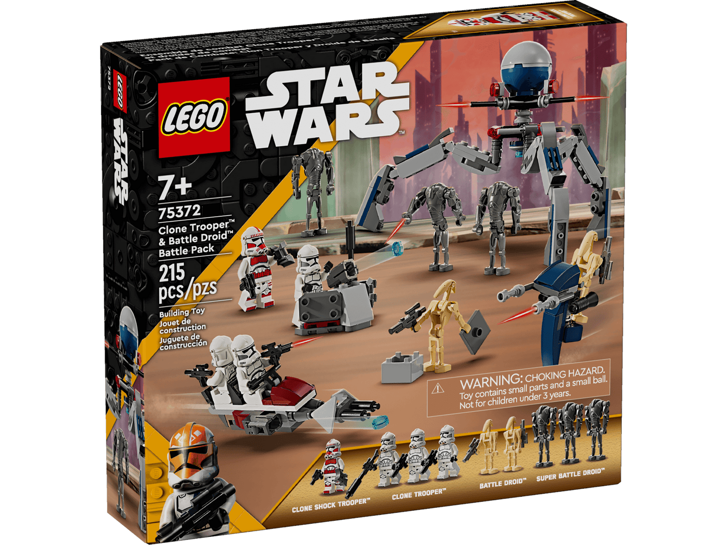 LEGO Star Wars Clone Trooper & Battle Droid Battle Pack 75372 - 215 Pieces