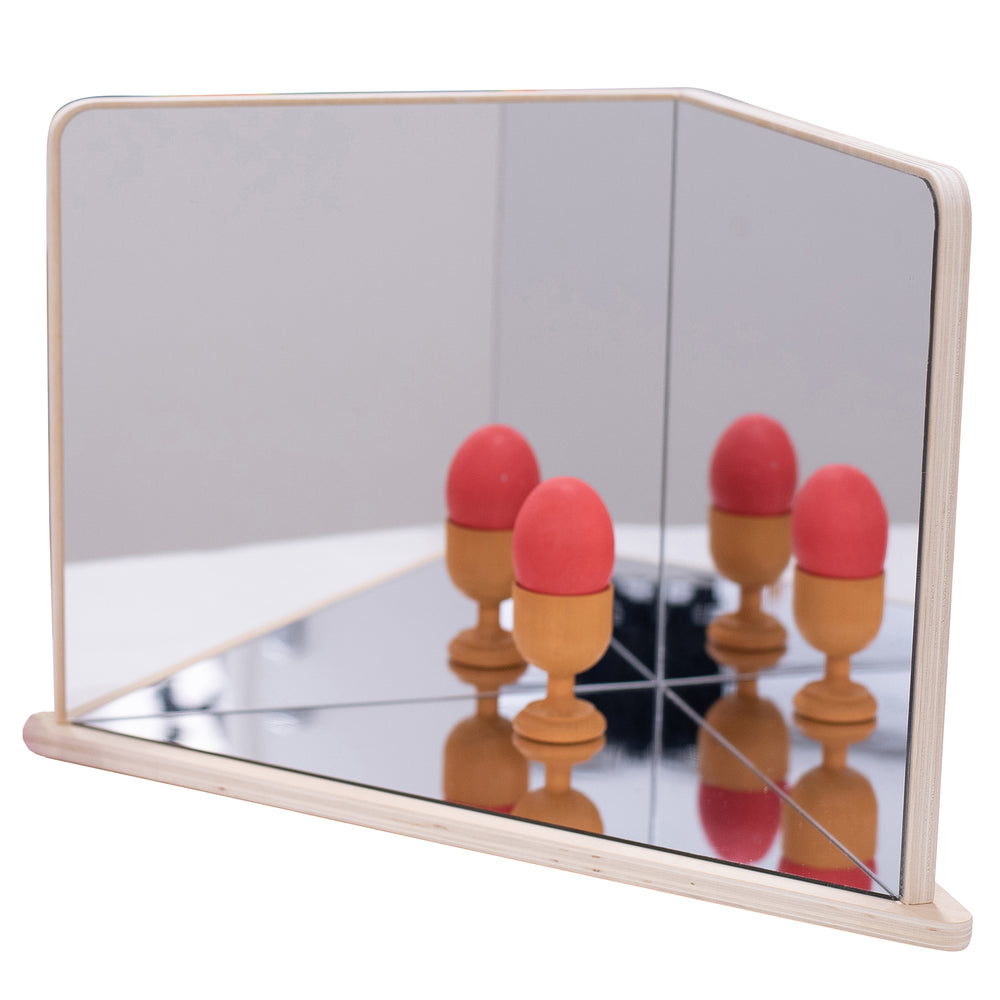 TickiT Wooden 4-Way Mirror - Sensory Reflection Play