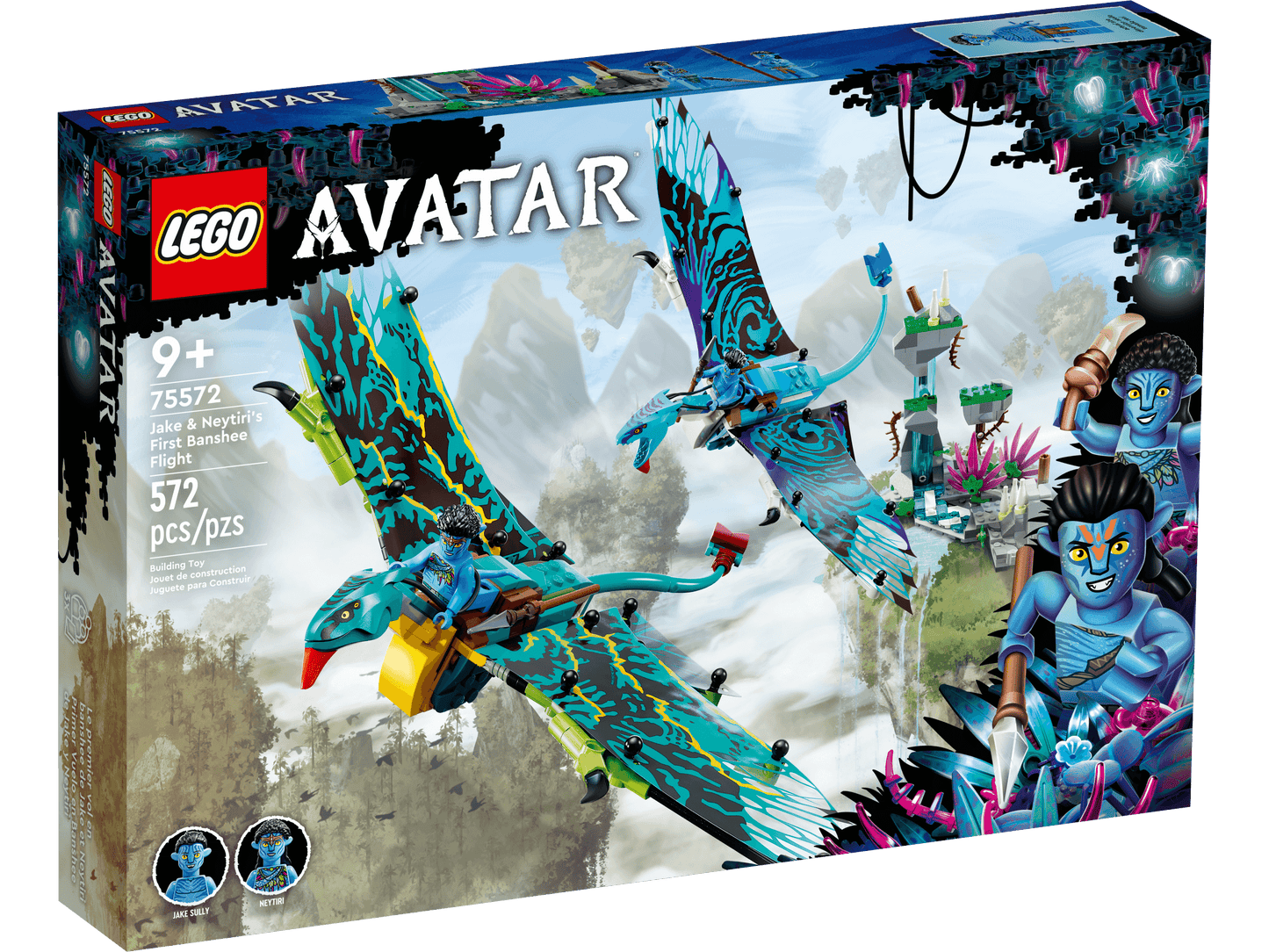 LEGO Avatar Jake & Neytiri's First Banshee Flight Building Set 572 Pcs