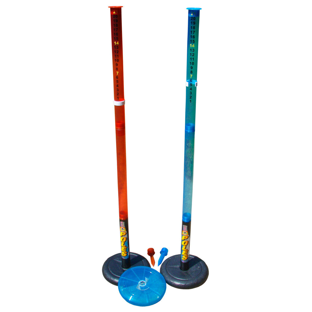 Water Sports Lighted Deluxe Disc & Poles Game Set for Backyard Fun