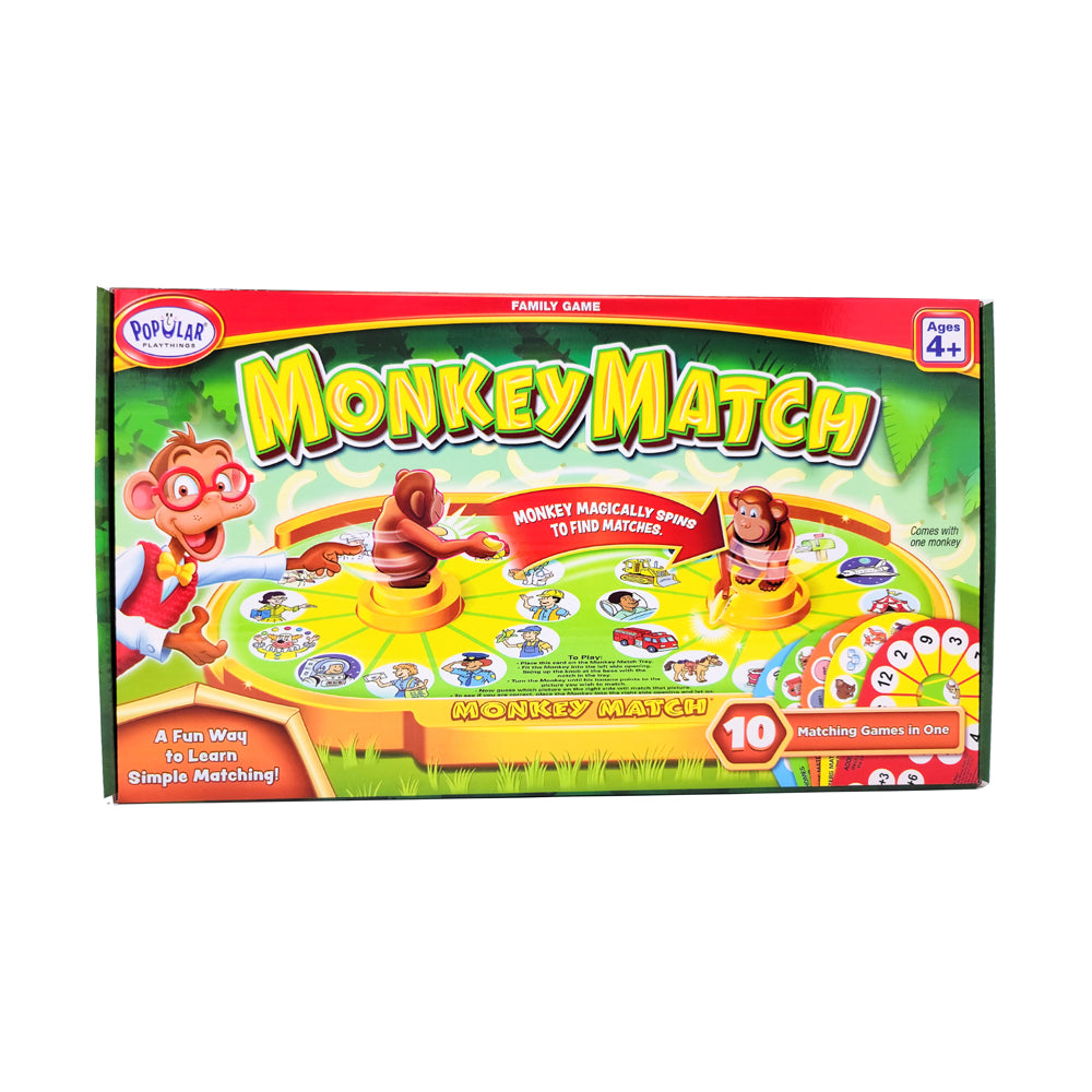 Monkey Match Educational Game by Popular Playthings