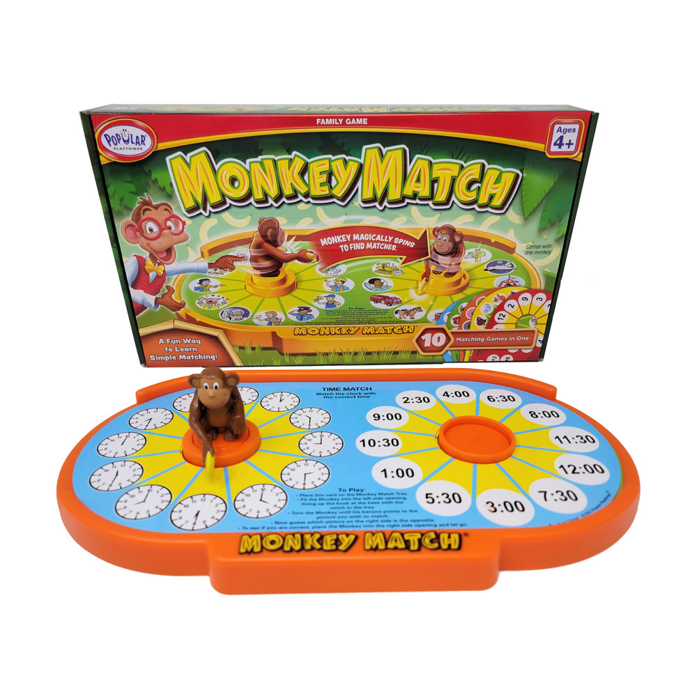 Monkey Match Educational Game by Popular Playthings