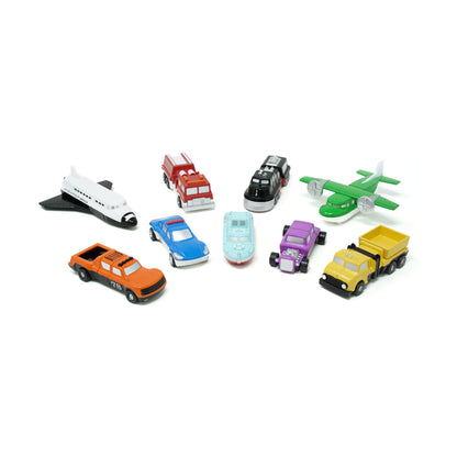 Popular Playthings Micro Mix or Match 9-Piece Interchangeable Vehicle Set