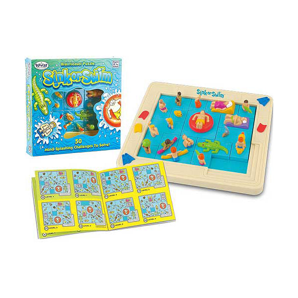 Popular Playthings Sink or Swim Brainteaser Puzzle - 14 pc