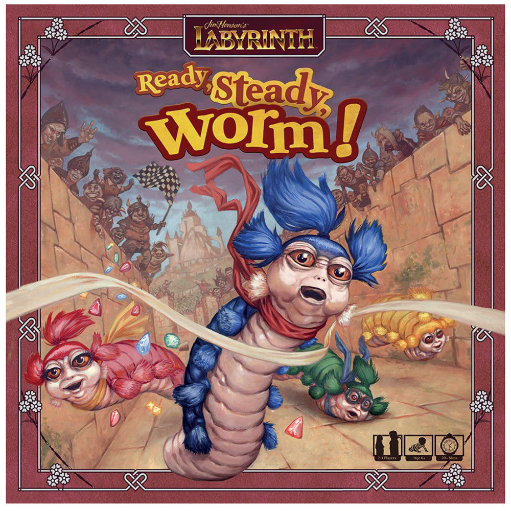 Labyrinth: Ready, Steady, Worm! Family Strategy Board Game