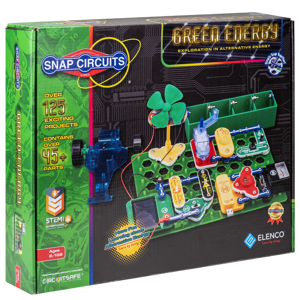 Snap Circuits Green Energy - Explore Renewable Energy - STEM Learning Toy