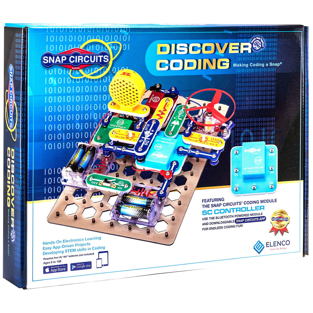 Elenco Snap Circuits Discover Coding - Interactive STEM Learning Toy