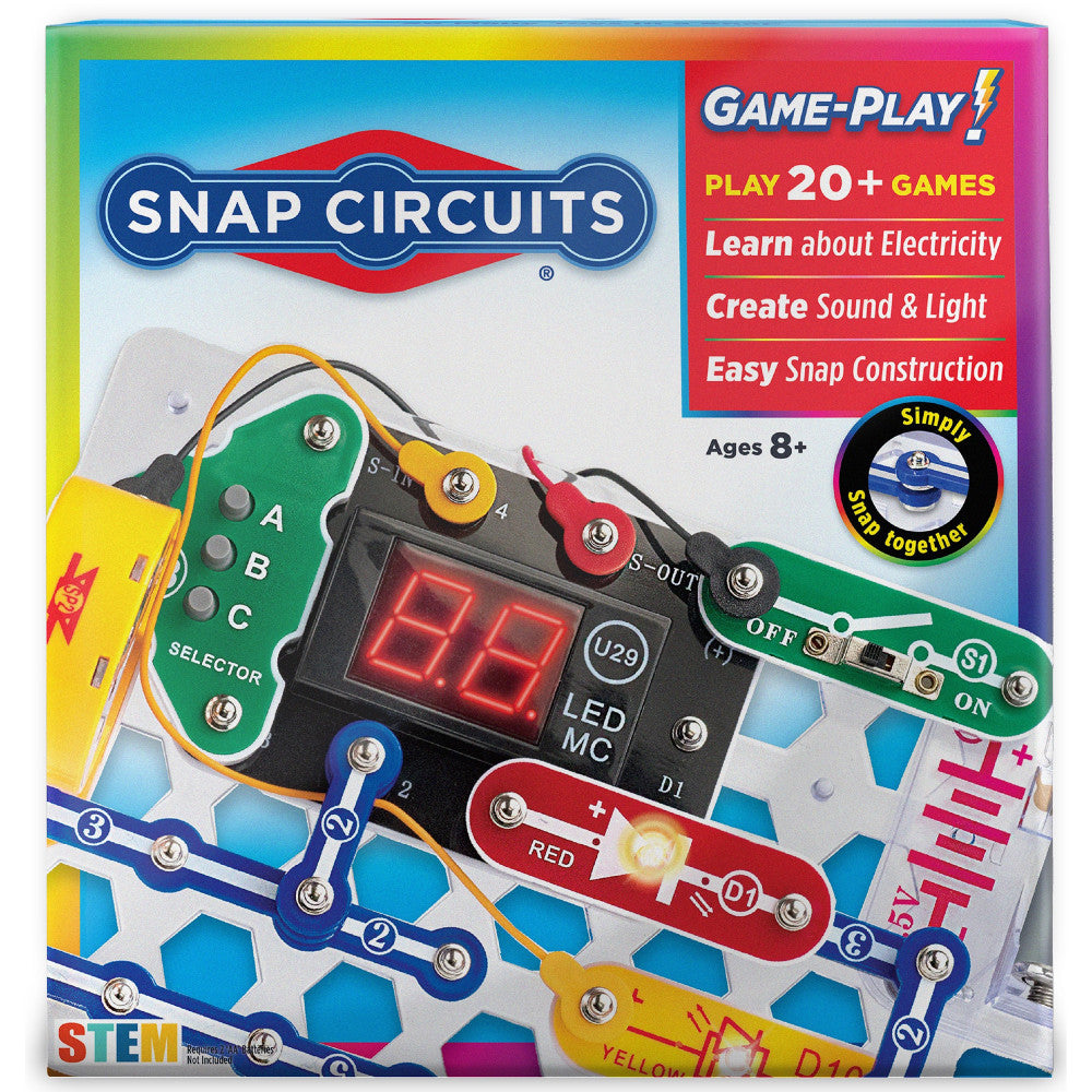 Snap Circuits Game Play - Electronics Exploration Kit for Kids 8+