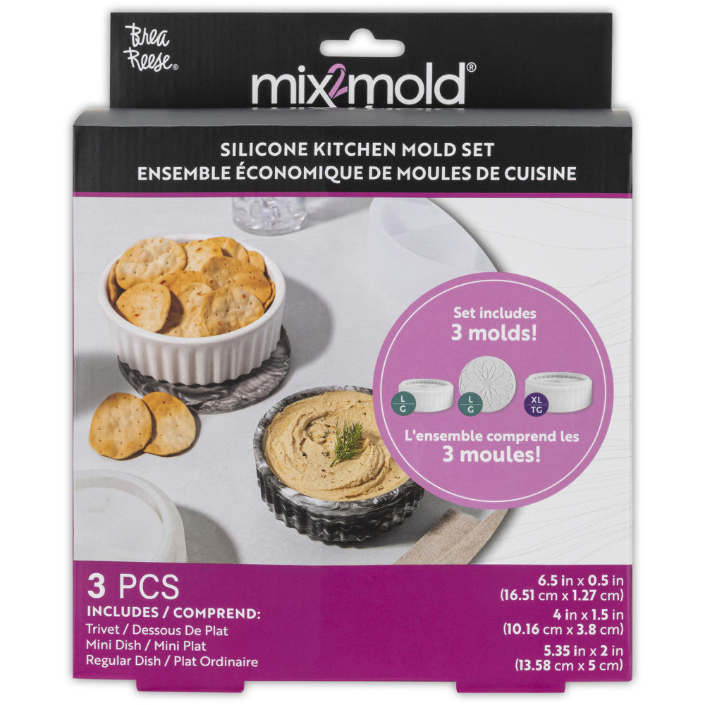 Brea Reese Mix2Mold: Molds Value Set - Kitchen 3pc