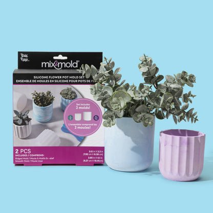 Brea Reese: Mix2Mold Planter Molds Value Set - 2pc