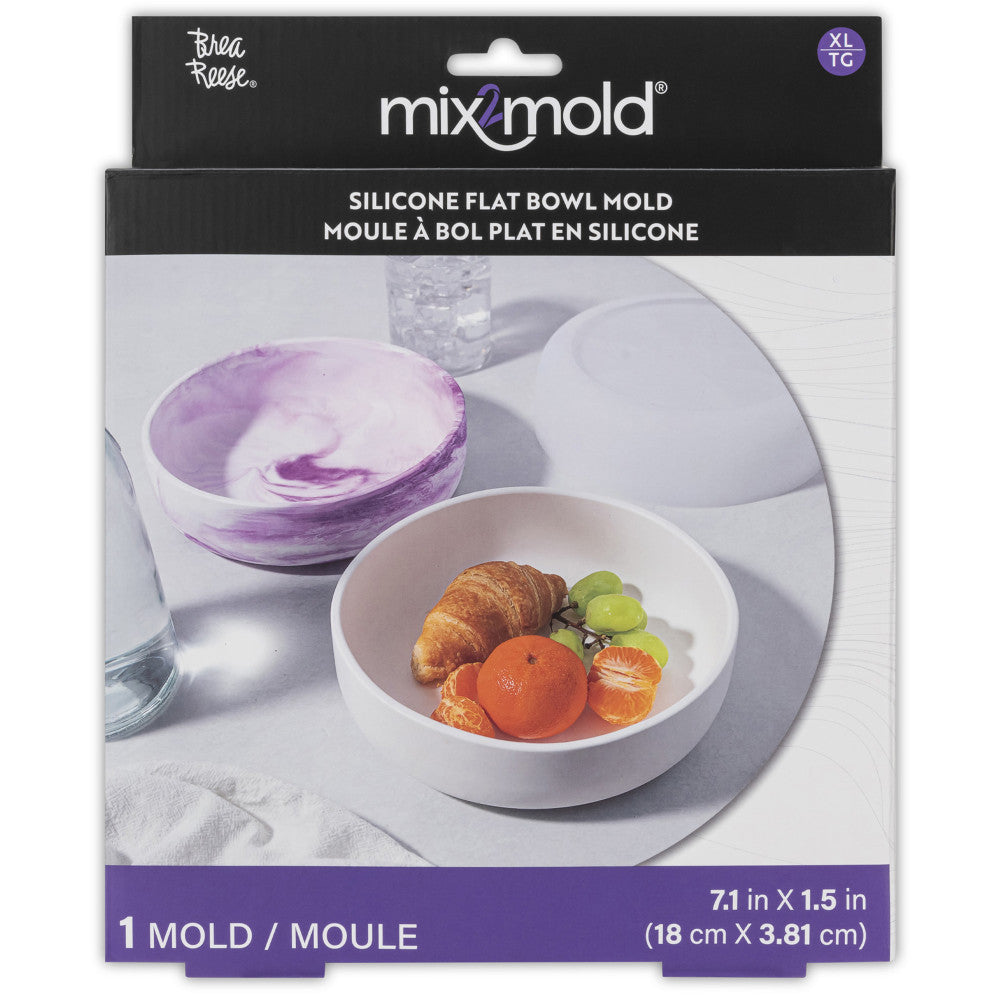 Brea Reese Mix2Mold Silicone Shallow Bowl Mold - 1pc