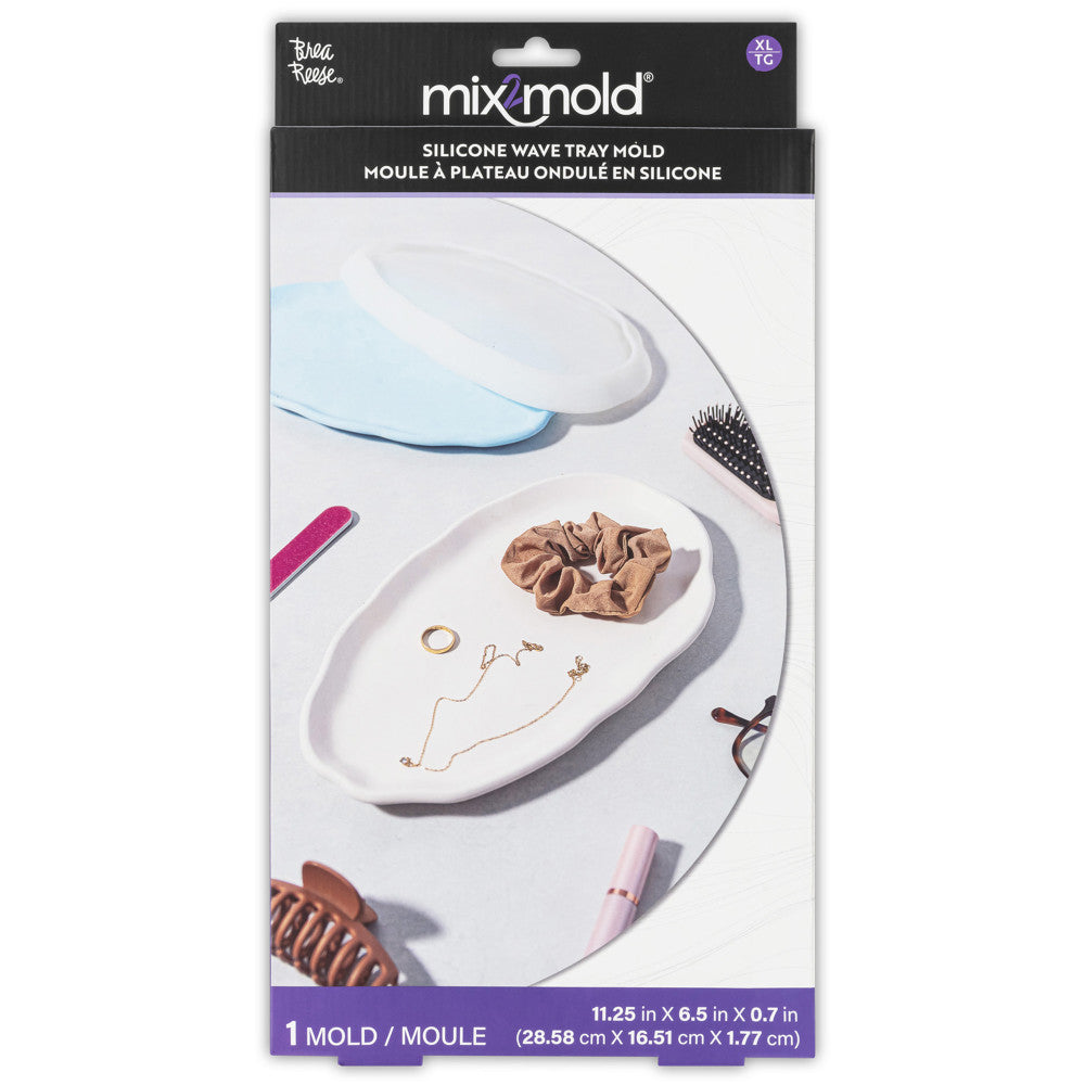 Brea Reese Mix2Mold Silicone Wave Tray Mold - 1pc