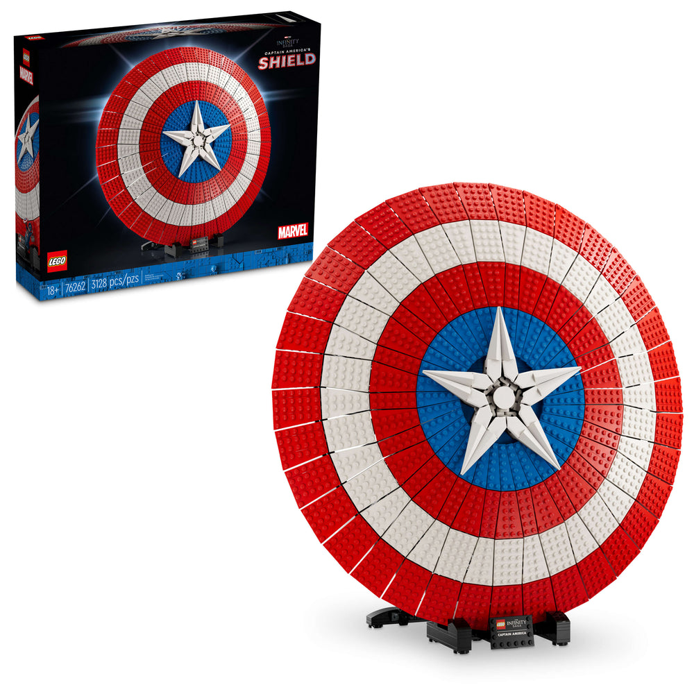 LEGO Marvel Captain America's Shield 76262 Collector Building Kit (3,128 Pieces)