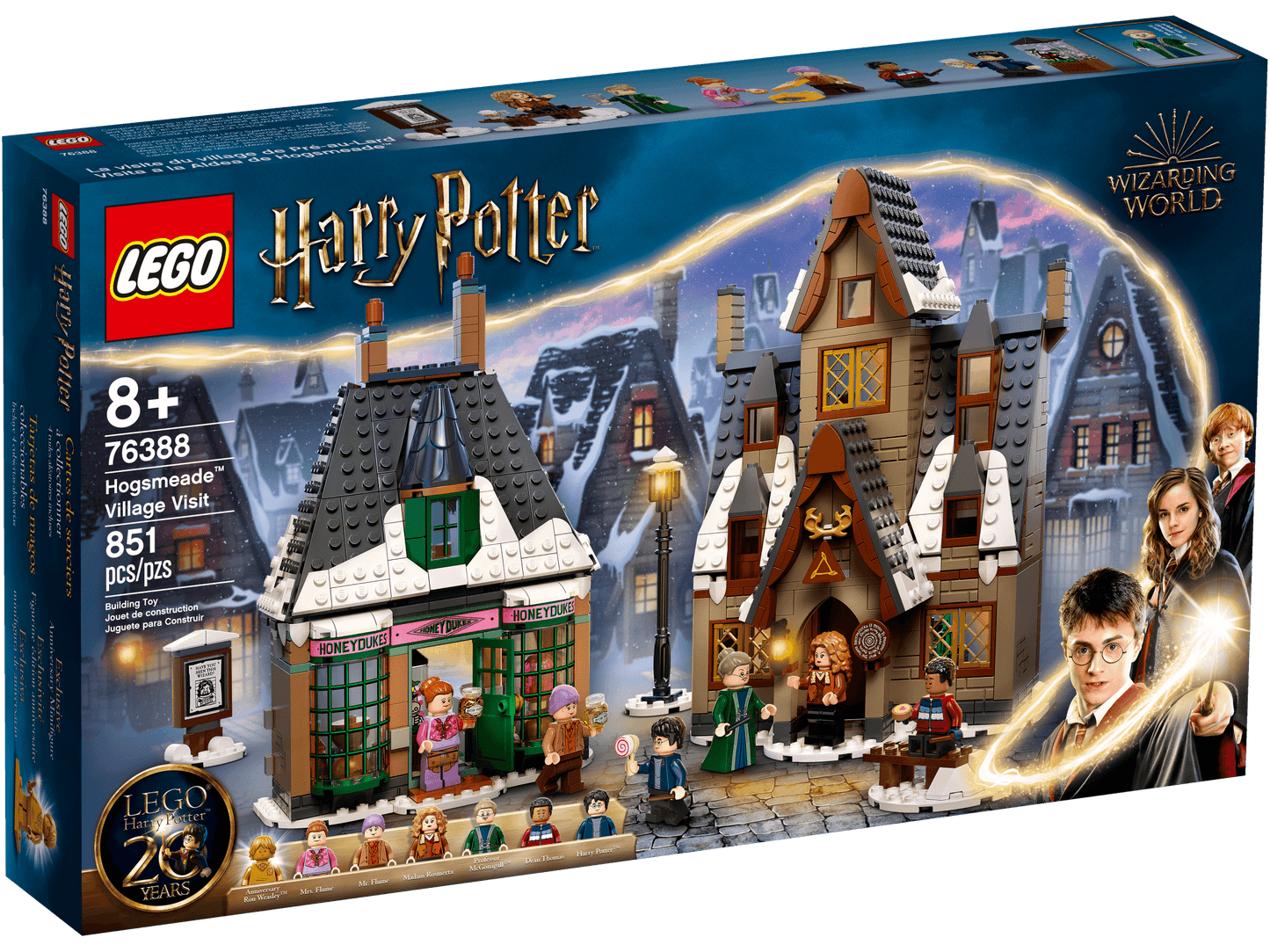 LEGO Harry Potter Hogsmeade Village Visit Building Kit - 851 Pieces