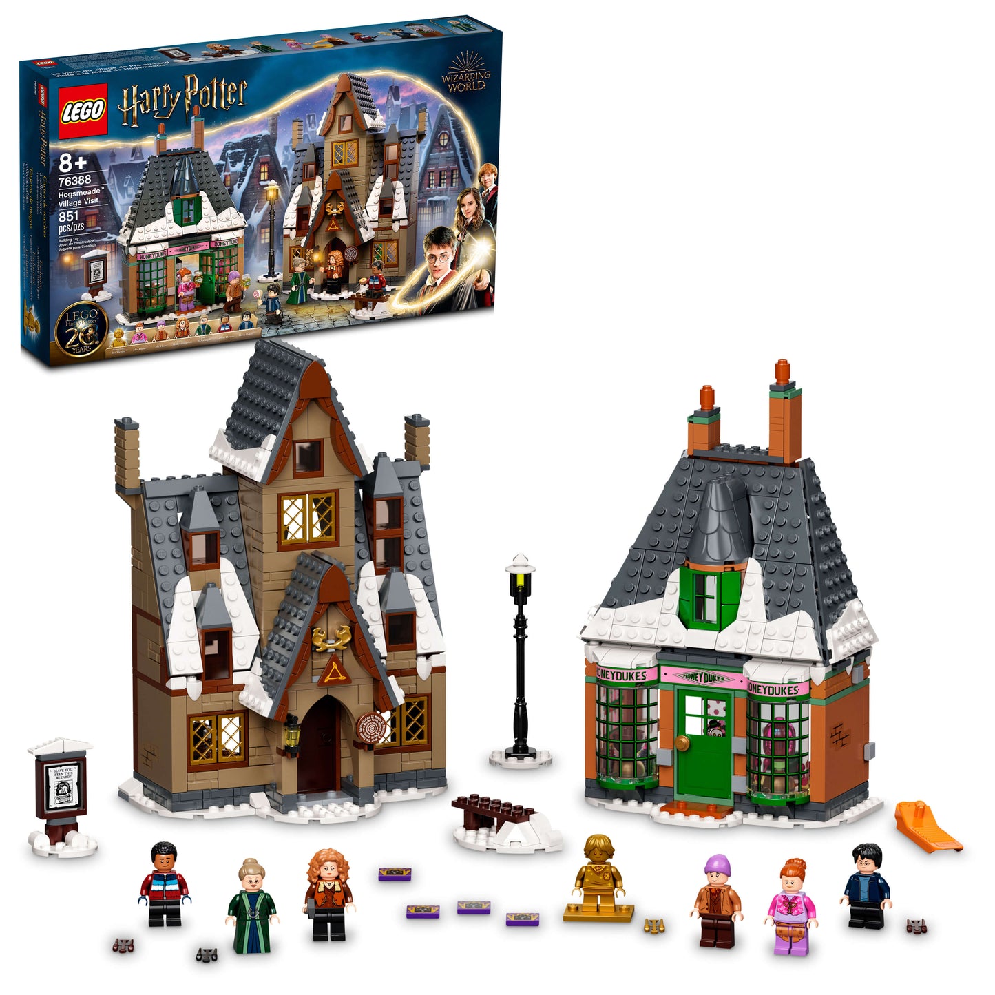 LEGO Harry Potter Hogsmeade Village Visit Building Kit - 851 Pieces