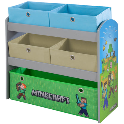 Minecraft: Play Shelf & Fabric Boxes - Storage & Organization, Toy-Games-Clothes