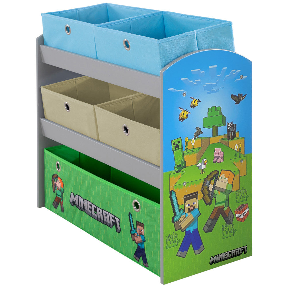 Minecraft: Play Shelf & Fabric Boxes - Storage & Organization, Toy-Games-Clothes