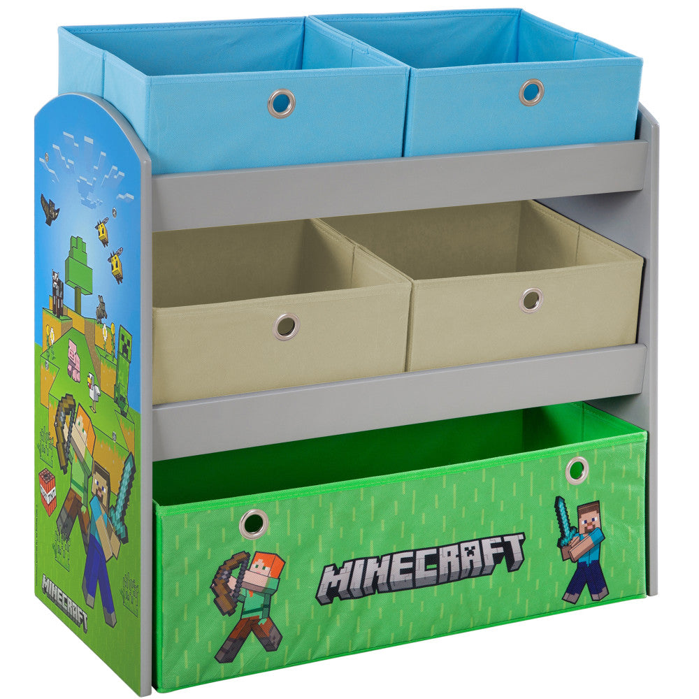 Minecraft: Play Shelf & Fabric Boxes - Storage & Organization, Toy-Games-Clothes