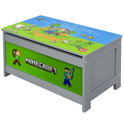 Minecraft: Storage Chest - Wooden Box, Toys-Games-Clothes, Seating & Organization