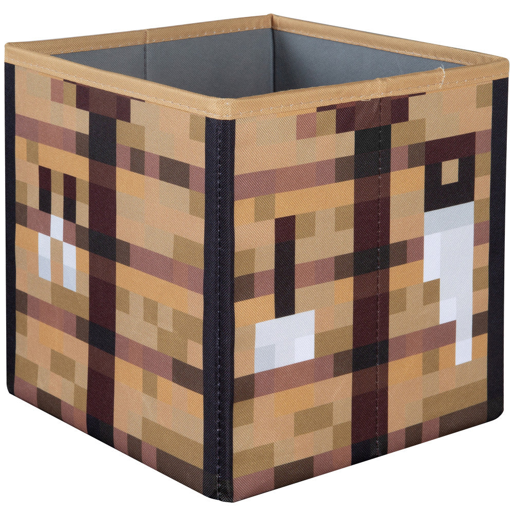 Minecraft: Fabric Storage Boxes: 2pc - Creeper & Crafting Table - 10" Collapsible Cubes