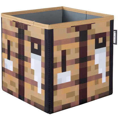 Minecraft: Fabric Storage Boxes: 2pc - Creeper & Crafting Table - 10" Collapsible Cubes