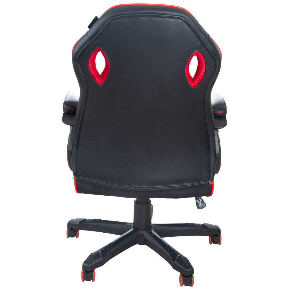 Minecraft: Gaming Chair - Black-Red - 24 x 26", Adult Computer & Desk Chair