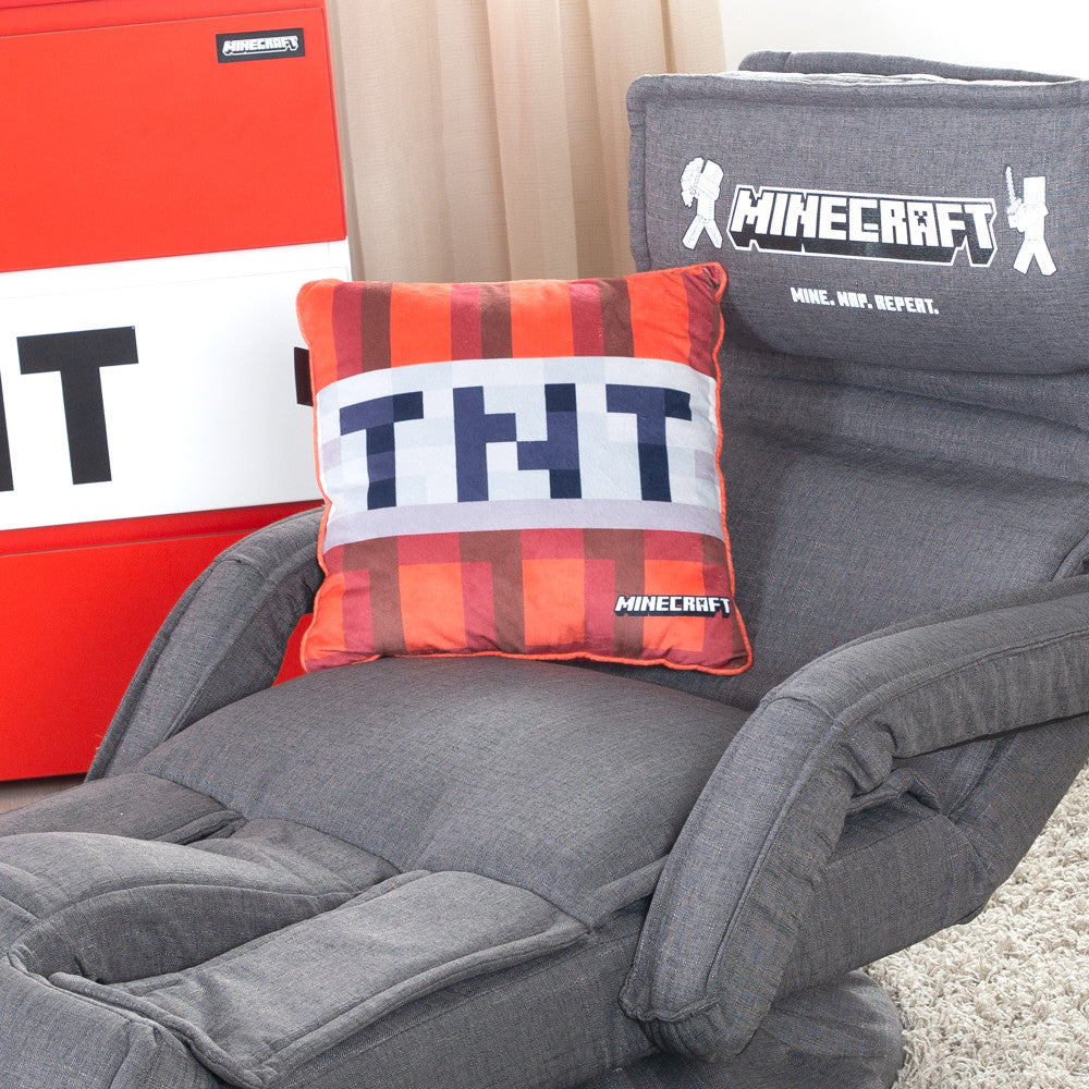 Minecraft: Decorative Cushion - TNT - Red, 14.96" Throw Pillow