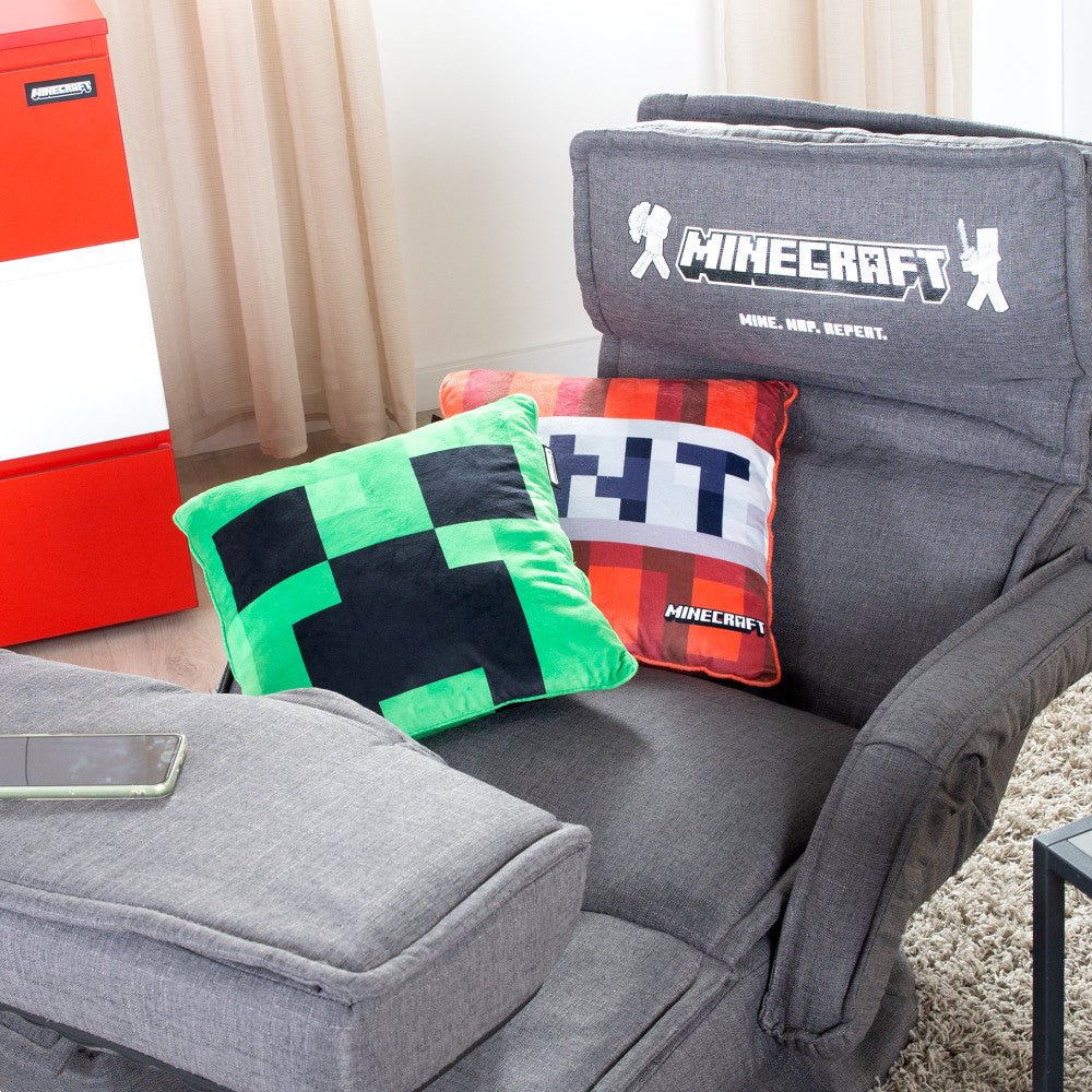 Minecraft: Decorative Cushion - TNT - Red, 14.96" Throw Pillow