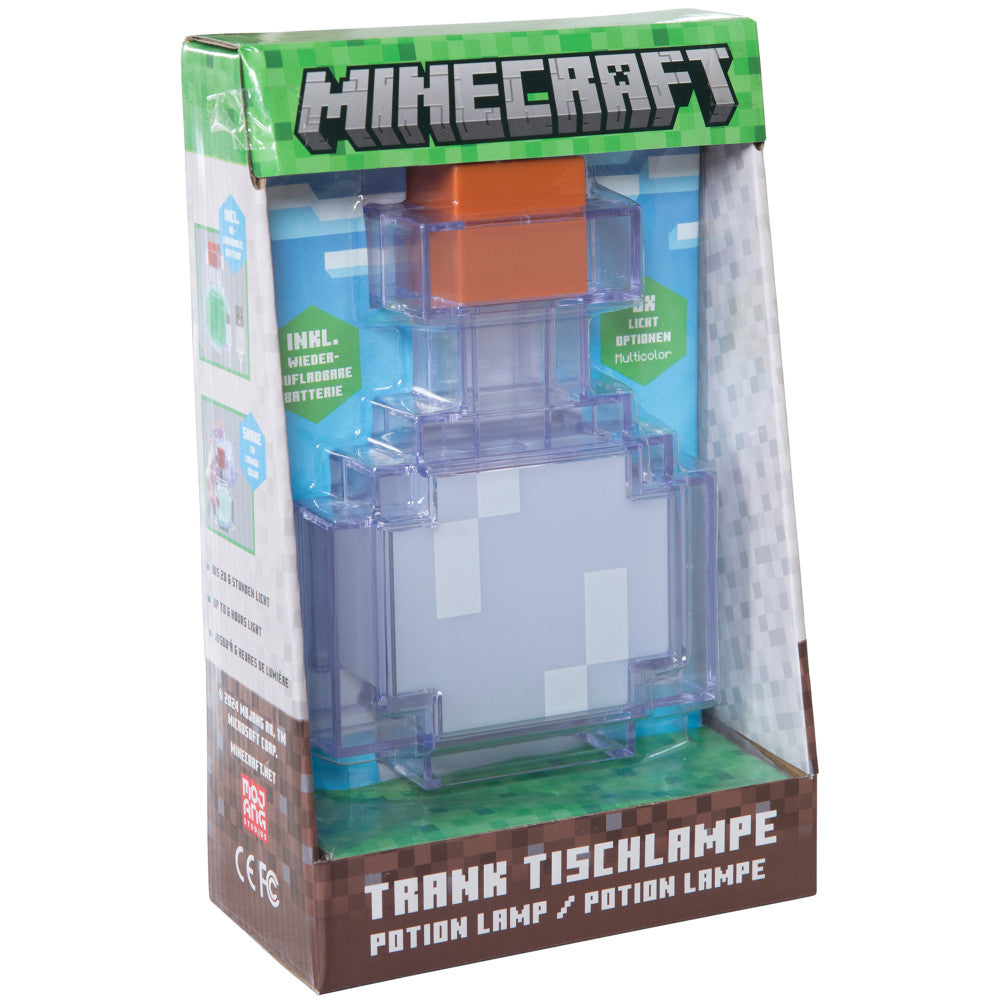 Minecraft: LED Night Lamp - Potion - 7" Night Light w/ 8 Color Modes