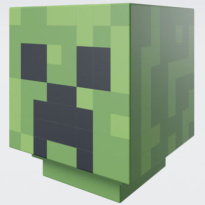 Minecraft: LED Night Lamp - Creeper - 4" Green Pixel Cube Night Light