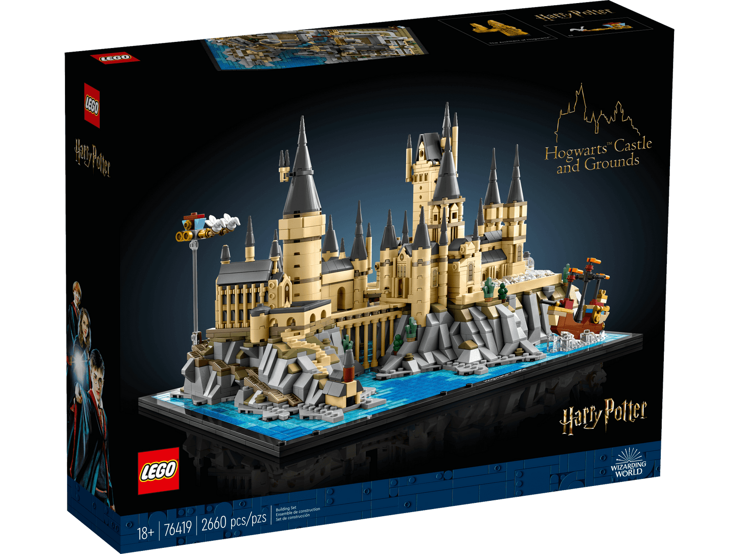 LEGO Harry Potter Hogwarts Castle and Grounds 76419 Building Set - 2,660 Pieces