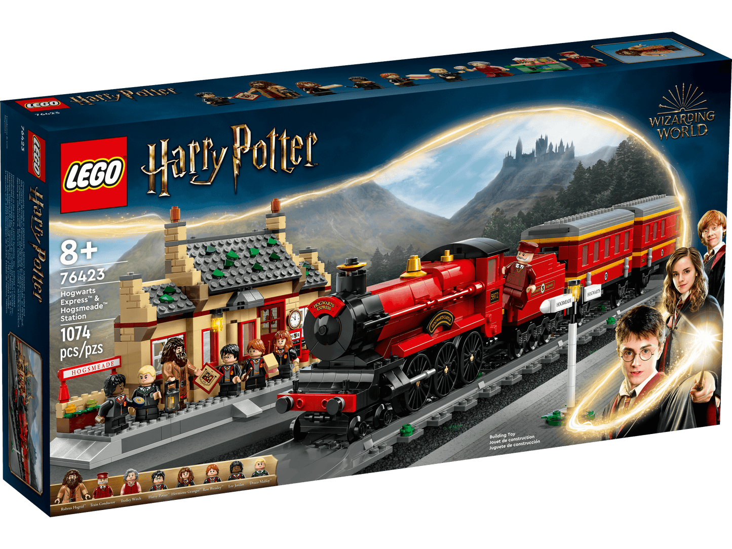 LEGO Harry Potter Hogwarts Express & Hogsmeade Station Building Set 1074 Pieces