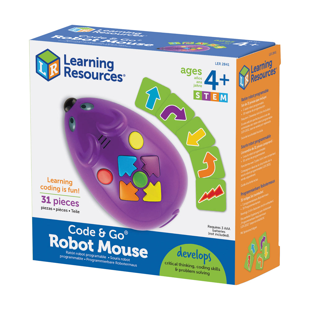 Learning Resources Code & Go Robot Mouse - Interactive Coding Toy