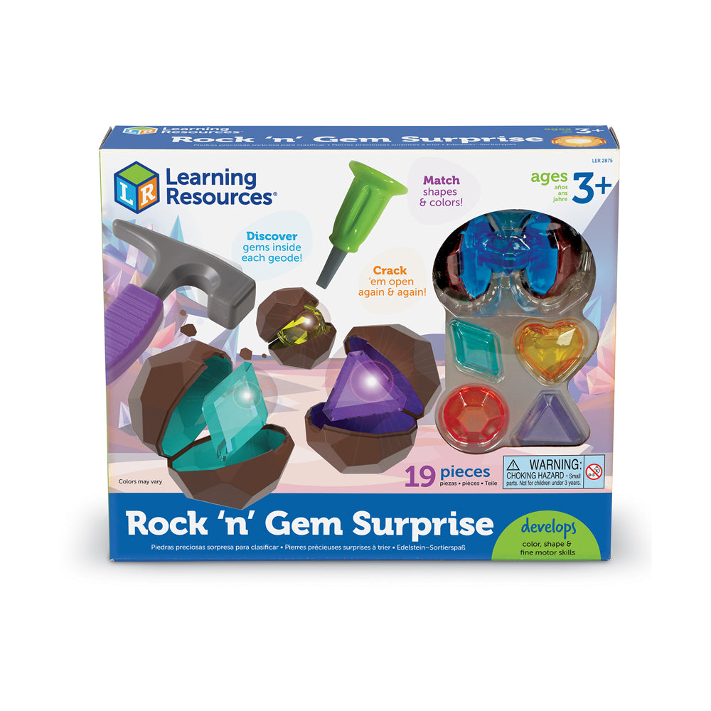 Learning Resources Rock 'n' Gem Surprise Geology Play Kit