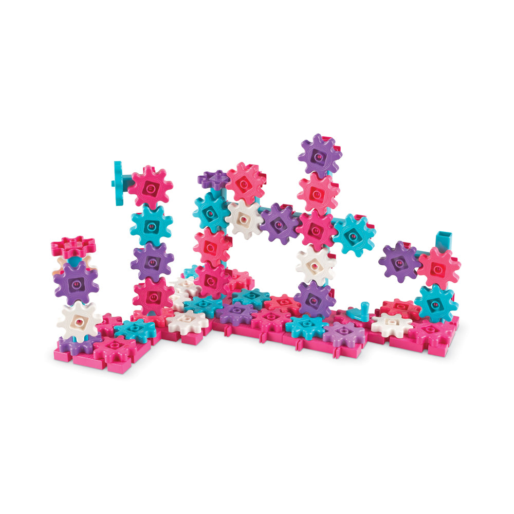 Learning Resources Gears! Gears! Gears! Deluxe Pink Building Set - 100 Pieces