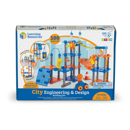 Learning Resources City Engineering & Design Building Set - STEM Toy