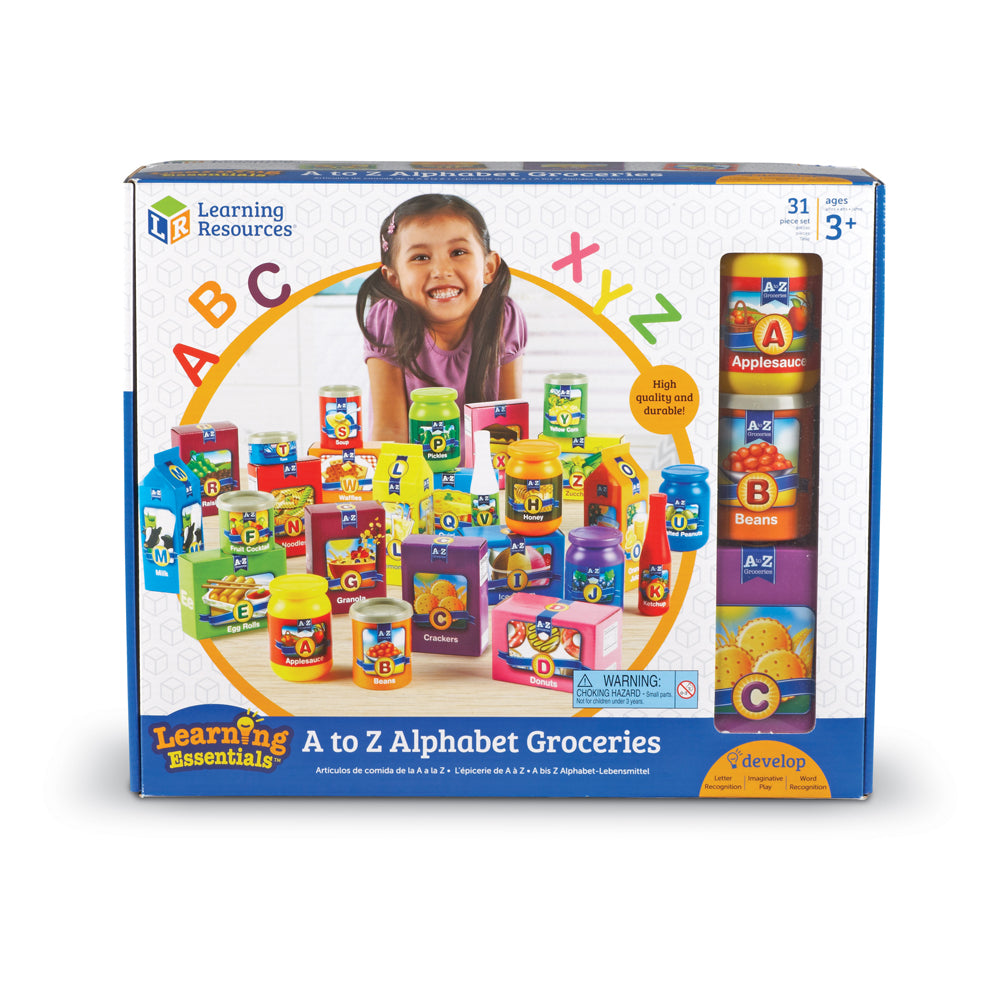 Learning Essentials Interactive A to Z Alphabet Groceries Set