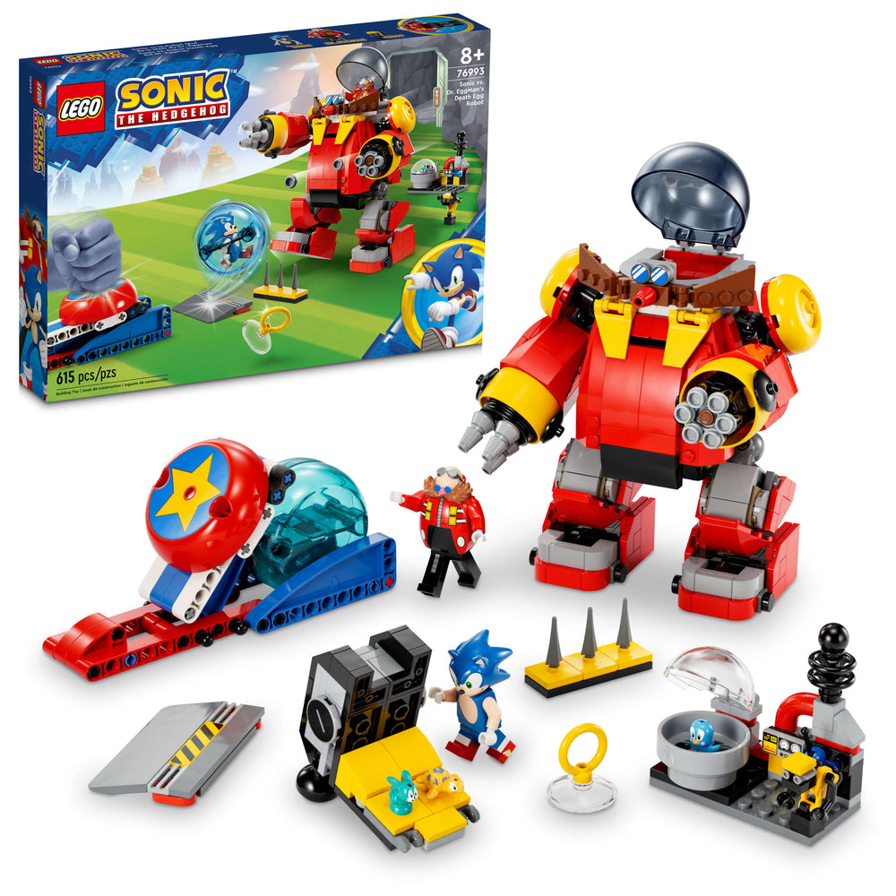 LEGO Sonic the Hedgehog vs. Dr. Eggman Death Egg Robot Set 76993 - 615 Pieces