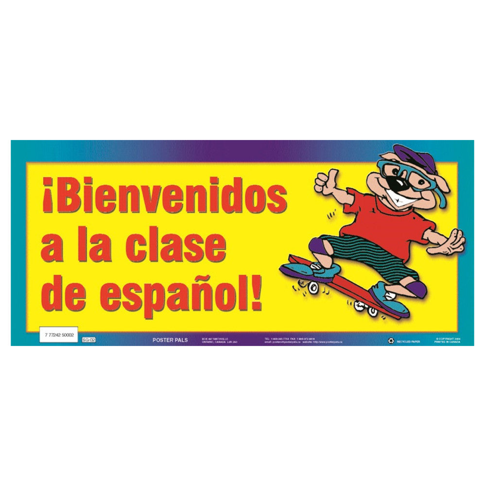 Poster Pals Spanish Language Educational Teaching Posters - Set of 6